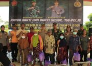 Menuju Pemilu Indonesia Damai 2024 Kodim Klaten dan Polres Lakukan Bakti Sosial