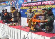 Dandim 0728/Wonogiri Dampingi Kapolres Pimpin Apel Deklarasi Jateng Zero Knalpot Brong