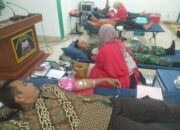 TNI Polri Turut Sukseskan Kegiatan Donor Darah