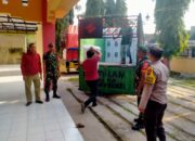 Babinsa Wonosari Bersama Bhabinkamtibmas Amankan Pendistribusian Logistik Pemilu Wilayah Kecamatan Wonosari