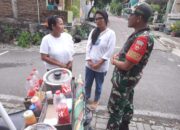 Pantau Situasi Pasca Pemilu 2024, Babinsa Jebres Sambangi Warga di Wilayah Binaan