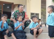 Berikan Motivasi Dan Semangat Belajar, Babinsa Purwodiningratan Sambangi Anak-anak Paud*