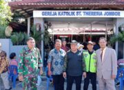 Misa Minggu Palma, Babinsa Koramil 23/Ceper Amankan Ibadah Warga Desa Jombor