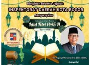 Pimpinan & Jajaran INSPEKTORAT Daerah Kota Bogor Mengucapkan Selamat Hari Raya Idul Fitri 1445 H m