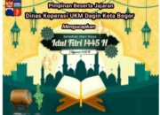 Pimpinan & Jajaran Dinas Koperasi Ukm Dagin Kota Bogor Mengucapkan Selamat Hari Raya Idul Fitri 1445 H m