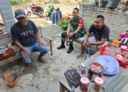 Komunikasi Dengan Warga Binaan, Babinsa Sampaikan Himbuana Ini