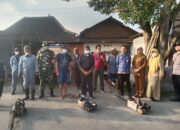 Babinsa Desa Ngreden Dampingi Kegiatan Penyemprotan Fogging Bersama Dinas Kesehatan Klaten