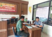 Babinsa Koramil Wonosari Jalin Komunikasi Sosial Bersama Kepala Desa Bulan Dan Perangkat Desa