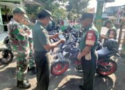 Koramil Jajaran Kodim 0723/Klaten Lakukan Pengecekan Kendaraan Bermotor