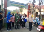 Sinergritas TNI – Polri Wilayah Hukum Polsek Ciampea Lakukan Pengamanan Serta Monitoring Tempat Wisata Dalam Giat Masyrakat Jalan Santai