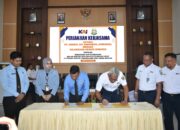 Kajari Bireuen Tandatangani MoU Dengan sub Divisi Regional 1.1 Aceh PT.KAI.