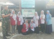 Babinsa Koramil Ceper Kodim 0723/Klaten Dampingi Kegiatan Posyandu Desa Jambukulon