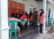 Babinsa Desa Dlimas Dampingi Kegiatan Posyandu Balita Ngesti Mulyo 2