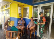 SINERGITAS TNI POLRI WILAYAH HUKUM POLSEK LEUWILIANG SILAHTURAHMI TOMAS BERI HIMBAUAN KAMTIBMAS DAN AJAK JAGA KONDUSIFITAS WILAYAH BINAAN