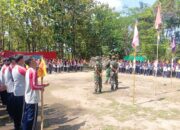 Bati Tuud Koramil 22 Wonosari Berikan Wasbang Dan Kedisiplinan Siswa SMPN 2 Wonosari