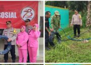 Polsek Ciawi Didampingi Bhayangkari Gelar Bakti Sosial Penyediaan Fasilitas Air Bersih di Kp. Bojong Dalam Rangka Menyambut HUT Bhayangkara 1 Juli 2024 Mendatang