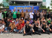 DeklarasiI Pilkada DamaiI 2024, Anti Judi Online Serta Tertib Berlalu Lintas Dalam Rangka HUT BHAYANGKARA KE-78 Polres Bireuen.