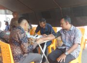 HUT Bayangkara ke 78,( BNNK ) gelar Donor Darah, berhasil mengumpulkan darah sebanyak 71 kantong.