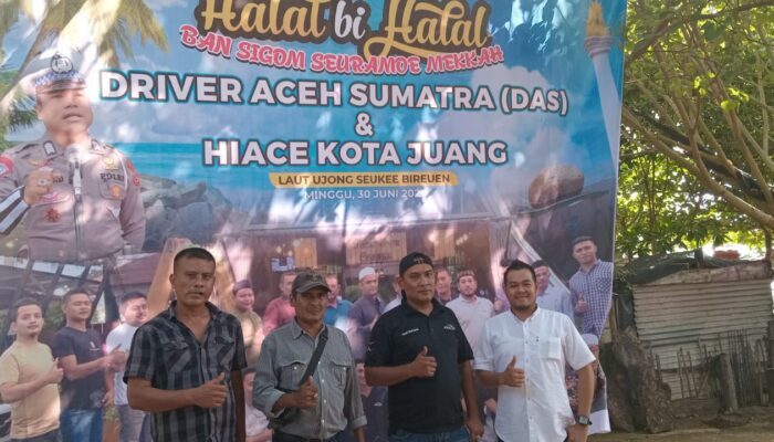 Komunitas Draiver Aceh Sumatra dan Haice Kota Juang mengadakan acara Santuni Anak Yatim