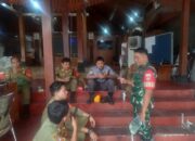 Babinsa Jebres Edukasi Anggota Linmas Tentang Bahaya Judi Online Dan Pinjol