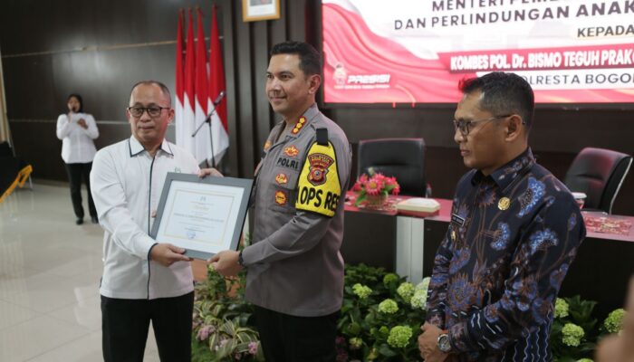 Inovasi SKCK Goes to School, Polresta Bogor Kota Raih Penghargaan dari KemenPPA