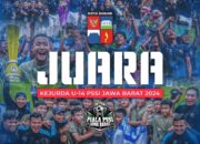 Ukir Sejarah ! U-14 Kota Bogor Juara Kejurda PSSI Jabar