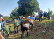 Koramil 02/Banjarsari Bersinergi Polri Dan Elemen Masyarakat Laksanakan Kerja Bakti di Hulu Kali Pepe