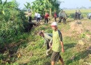 Warga Klaten dan TNI Siapkan Lokasi Betonisasi TMMD Reg 121