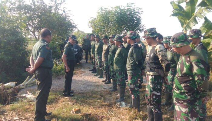 Prajurit TNI Siap dan Semangat pada TMMD Reg 121 Kodim Klaten