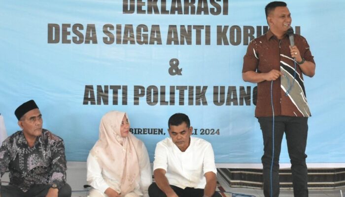 Kajari Bireuen Launching Desa Anti Politik Uang