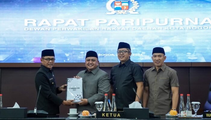 DPRD Kota Bogor Terima Draft KUA-PPAS Perubahan 2024