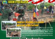 Jembatan Baru TMMD Kodim Klaten Mulai di Cor