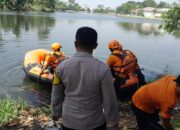 Polsek Cibinong Bersama Instansi Terkait Olah TKP Dan Lakukan Pencarian Terkait Orang Tenggelam di Setu Citatah, Cibinong