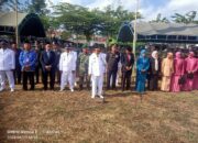 Pengibaran Sang Saka Merah Putih 17 Agustus 2024 Berlangsung Khidmat di Alun – Alun Blega