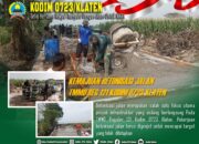 Kemajuan Betonisasi Jalan Pada TMMD Reg 121 Kodim Klaten