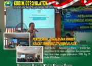 Dispermades Klaten Beri Penyuluhan Pengelolaan Bumdes di TMMD Reg 121 Kodim Klaten