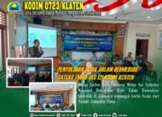 Satgas TMMD Reguler 121 Kodim Klaten Gelar Penyuluhan Bijak Bermedia Sosial