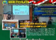 Polres Klaten Ikut Beri Penyuluhan Lalu Lintas Di TMMD Reg 121 Kodim Klaten