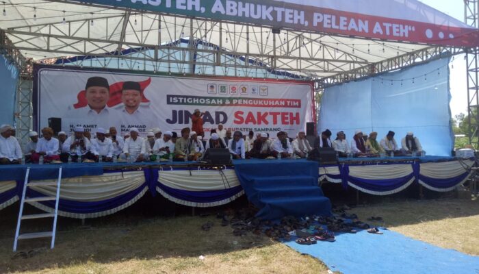 Ratusan Ulama’ dan Ribuan Pendukung “JIMAD SAKTEH” Istighosah Detik – Detik Daftar Ke KPU