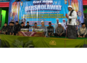 Kupang Bersholawat Meriahkan HUT RI Ke-79, Koramil Karangdowo Amankan Bersinergi Bersama Polsek