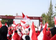 Merah Putih Berkibar di Langit Bumi Tegar Beriman, Atraksi Terjun Payung Meriahkan HUT ke-79 RI Tingkat Kabupaten Bogor