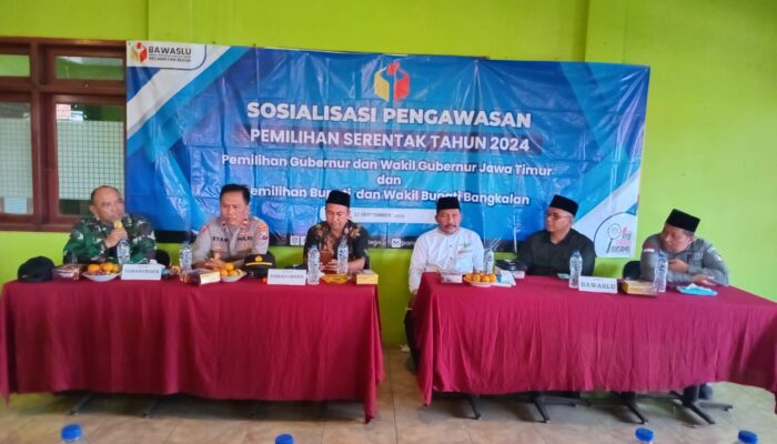 Bawaslu Bangkalan Menggelar Sosialisasi Peraturan Kampanye di Kecamatan Blega