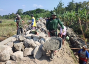 Bangun Talud, Koramil 09 Prambanan Laksanakan KBMKB Ke XXIV Tahun 2024 Di Desa Geneng Klaten