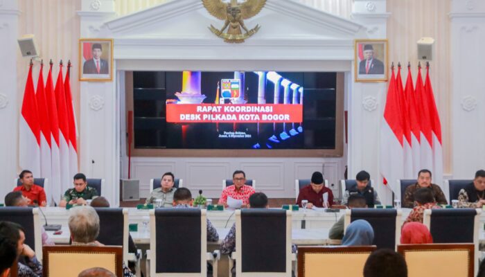 Desk Pilkada Serentak 2024 Dibentuk, Pj Wali Kota Bogor Pimpin Rakor