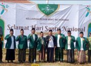 Rayakan Hari Santri Nasional, MWC NU Porong Menggelar Upacara