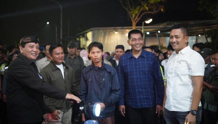 Kapolres Bogor Bersama Jajaran Forkompinda Hadir di Pesta Rakyat Dalam Rangka Meriahkan HUT TNI Ke-79 di Kecamatan Cijeruk 