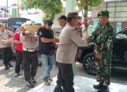 Koramil Wonosari Klaten Terima Kejutan Dari Kapolsek Wonosari Dalam Rangka HUT TNI Ke-79