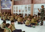 Bati Tuud Koramil 20/Cawas Beri Materi LDK Siswa SDIT Muh Sinar Fajar Cawas