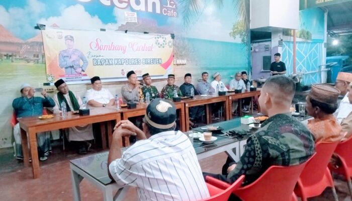 Kapolres Bireuen Sambang Curhat, Ajak masyarakat Jaga Situasi Keamanan Jelang Pilkada