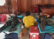 Peringati Hari Sumpah Pemuda, Babinsa Purwodiningratan Dukung Aksi Sosial Donor Darah